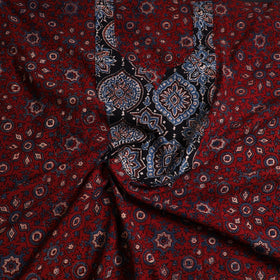 Buy Traditional Ajrakh Print Kurta Material Online in India