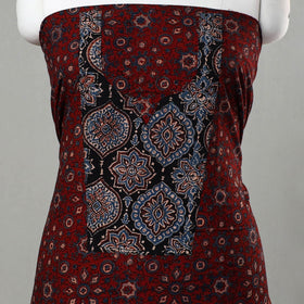 Buy Traditional Ajrakh Print Kurta Material Online in India