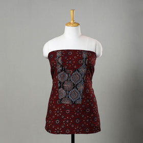 Buy Traditional Ajrakh Print Kurta Material Online in India