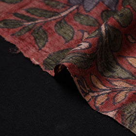 Red - desi tussar silk handpainted srikalahasti pen