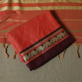 Dharwad cotton 3pc unstitched dress material with border 13