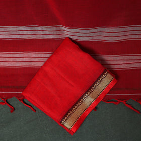 Dharwad cotton 3pc unstitched dress material with thread