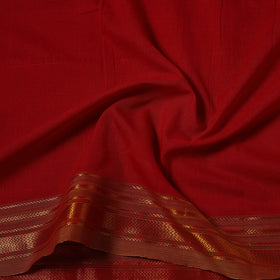 Dharwad cotton fabric with border 08 - handcrafted