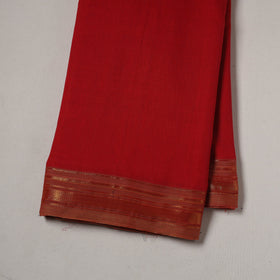 Dharwad cotton fabric with border 08 - handcrafted