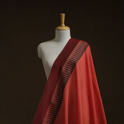 Dharwad cotton fabric with border 25 - handcrafted
