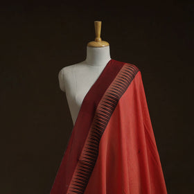 Dharwad cotton fabric with border 25 - handcrafted
