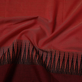 Dharwad cotton fabric with border 25 - handcrafted