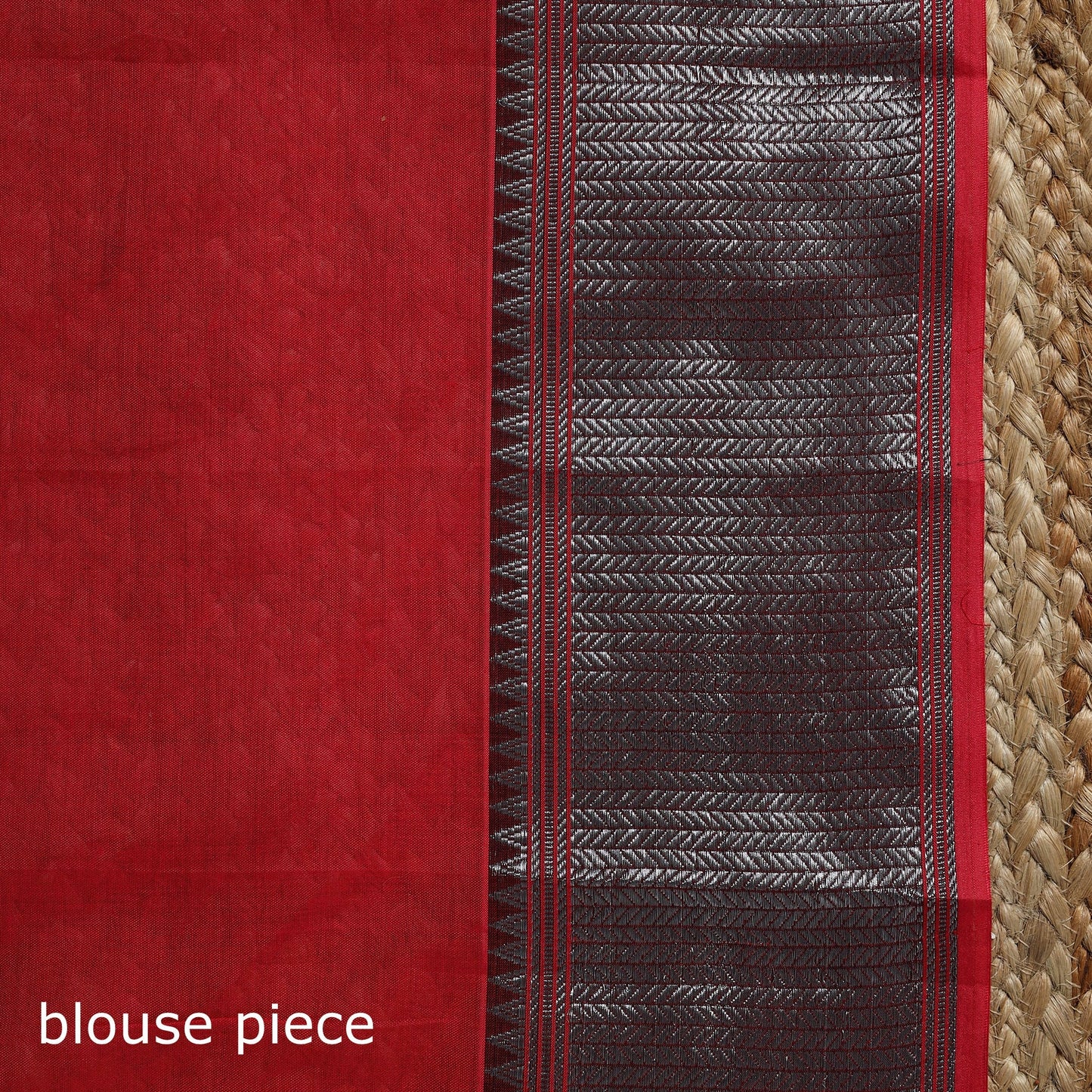 Dharwad cotton saree with border 13 - handcrafted