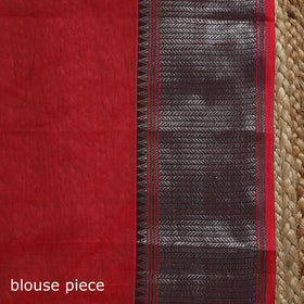 Dharwad cotton saree with border 13 - handcrafted