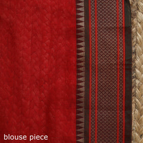 Dharwad cotton saree with border 28 - handcrafted