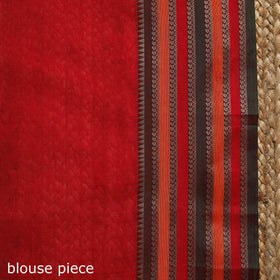 Dharwad cotton saree with border 45 - handcrafted