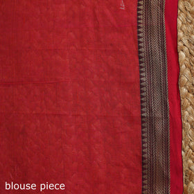Dharwad cotton saree with border 56 - handcrafted