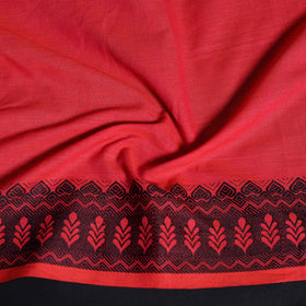 Dharwad weave cotton blouse piece 37 - handcrafted