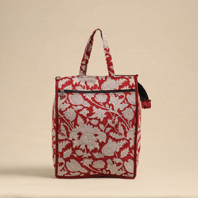  Red Eco-Friendly Handmade Cotton Handbag for Women