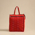  Red Eco-Friendly Handmade Cotton Handbag for Women