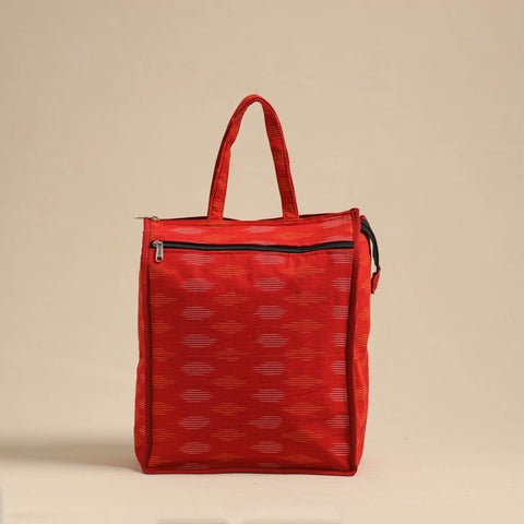  Red Eco-Friendly Handmade Cotton Handbag for Women