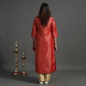 Banarasi Kurta with Palazzo & Dupatta Set