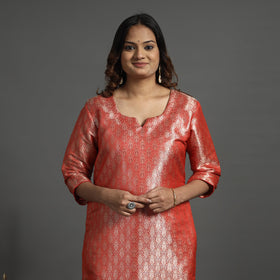 Buy Elegant Banarasi Brocade Silk Kurta with Pant Set Online at iTokri.com