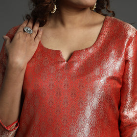 Buy Elegant Banarasi Brocade Silk Kurta with Pant Set Online at iTokri.com
