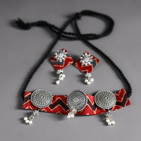 Buy Handcrafted GS Fabart Necklace Set Online – iTokri