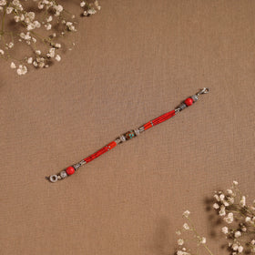 Red - ethnic tribal tibetan beads bracelet from himalaya 04