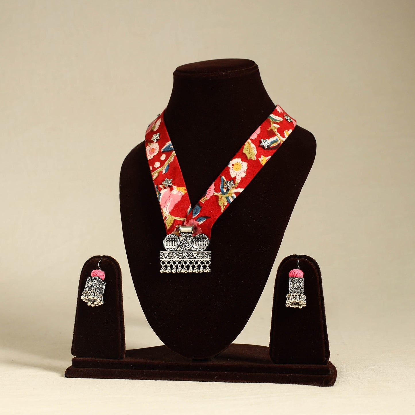 Buy Fabart German Silver Necklace Set 