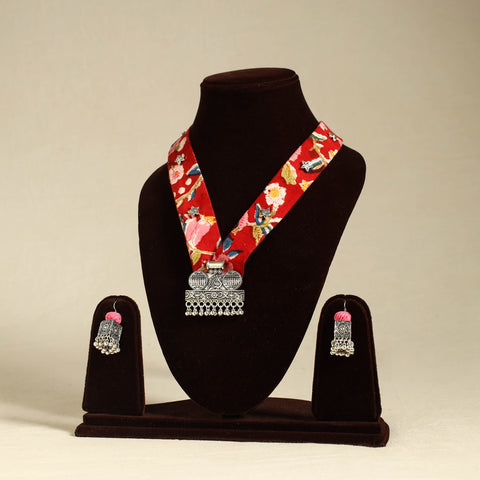 Buy Fabart German Silver Necklace Set 