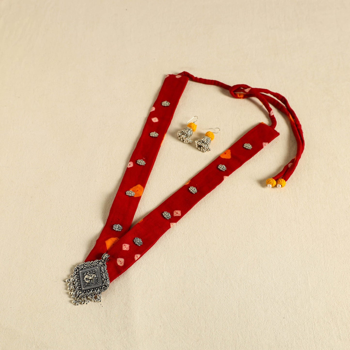  Fabart German Silver Necklace Set 