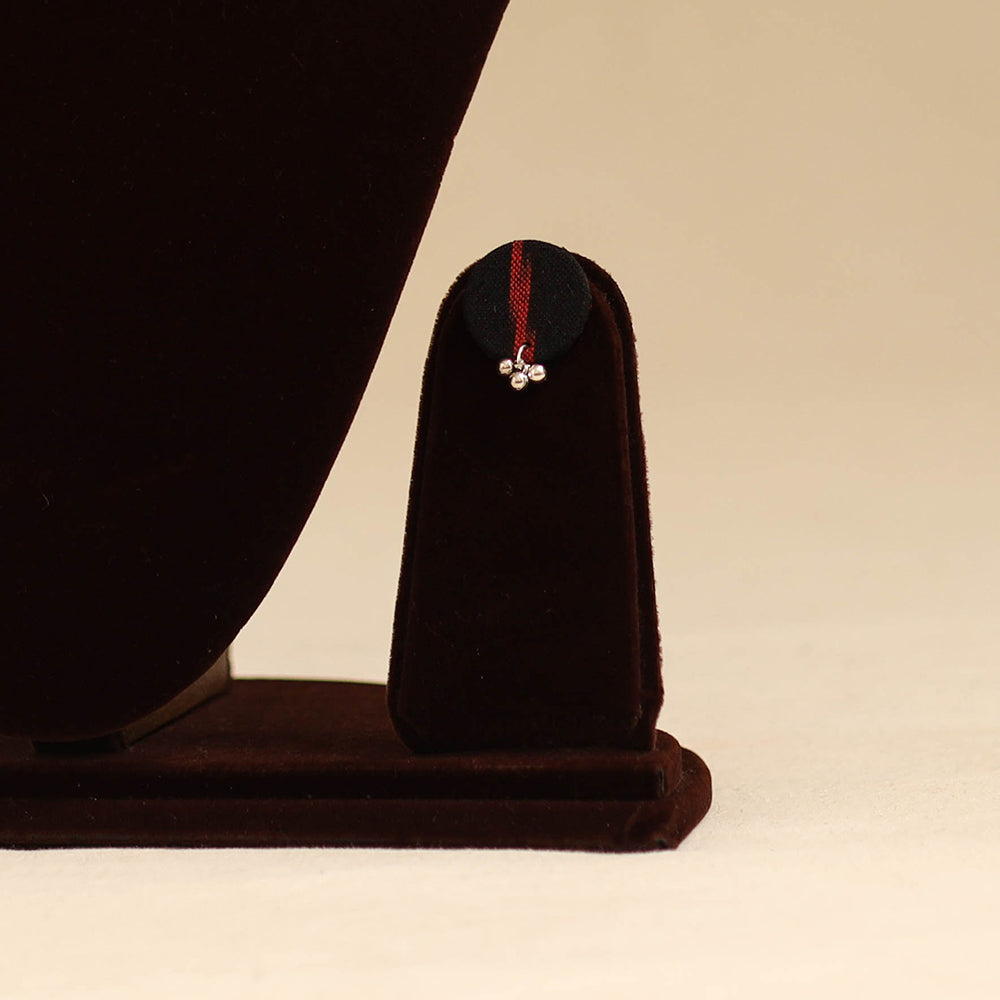 Red - fabart jute choker necklace set with ghungroo work 14