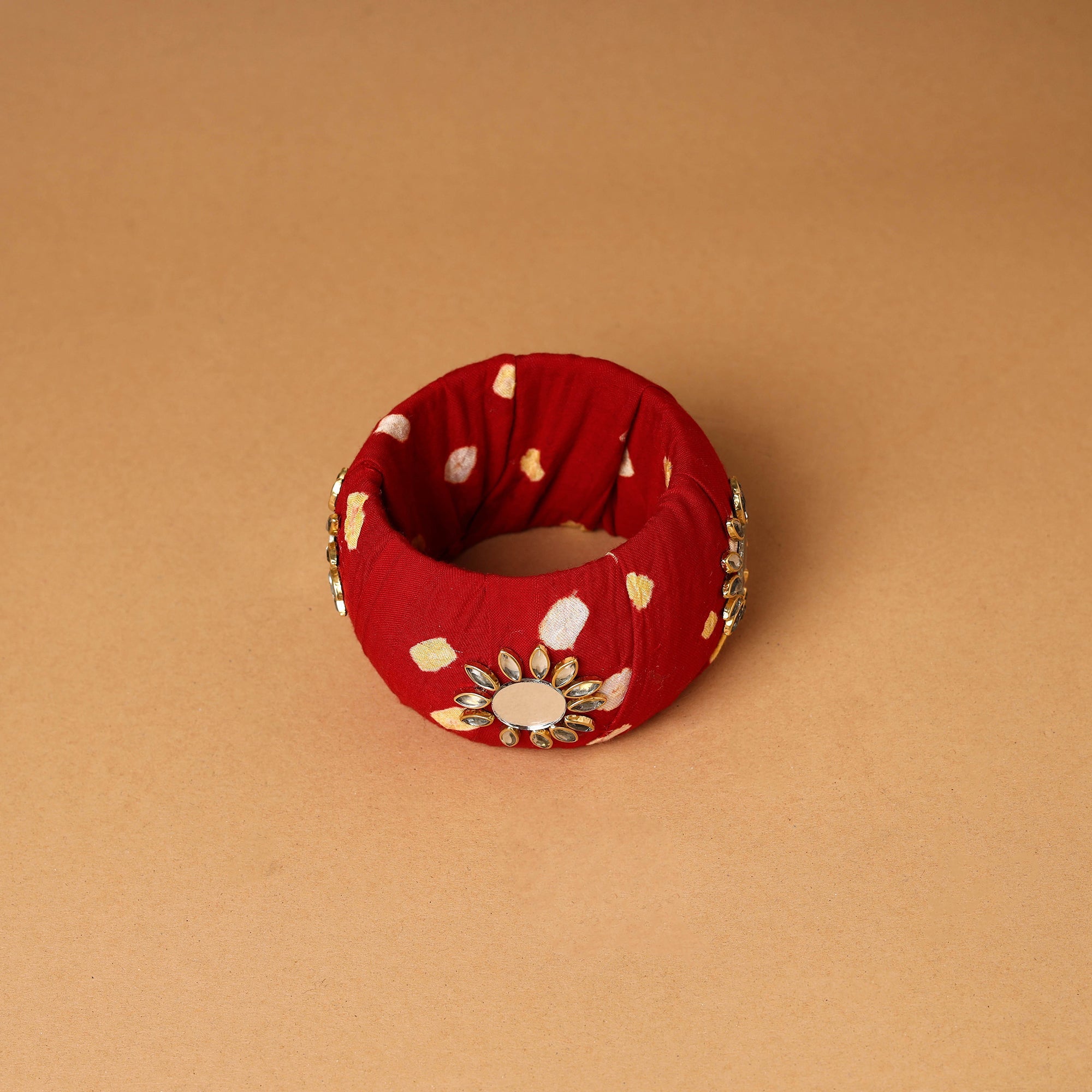 Fabart Kundan & Mirror Work Handmade Bangle 02