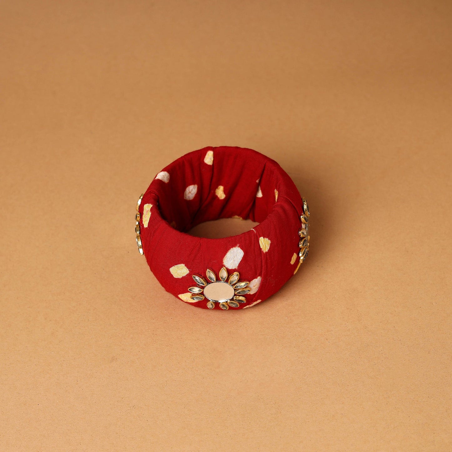 Fabart Kundan & Mirror Work Handmade Bangle 02