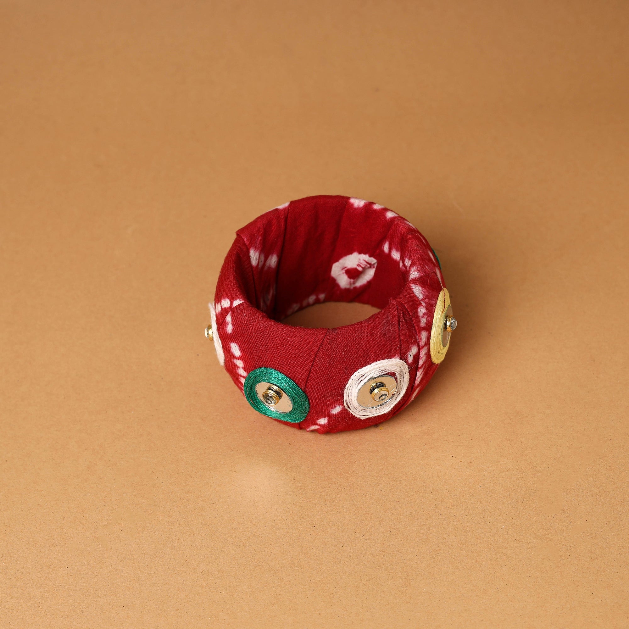 Fabart Kundan & Mirror Work Handmade Bangle 18