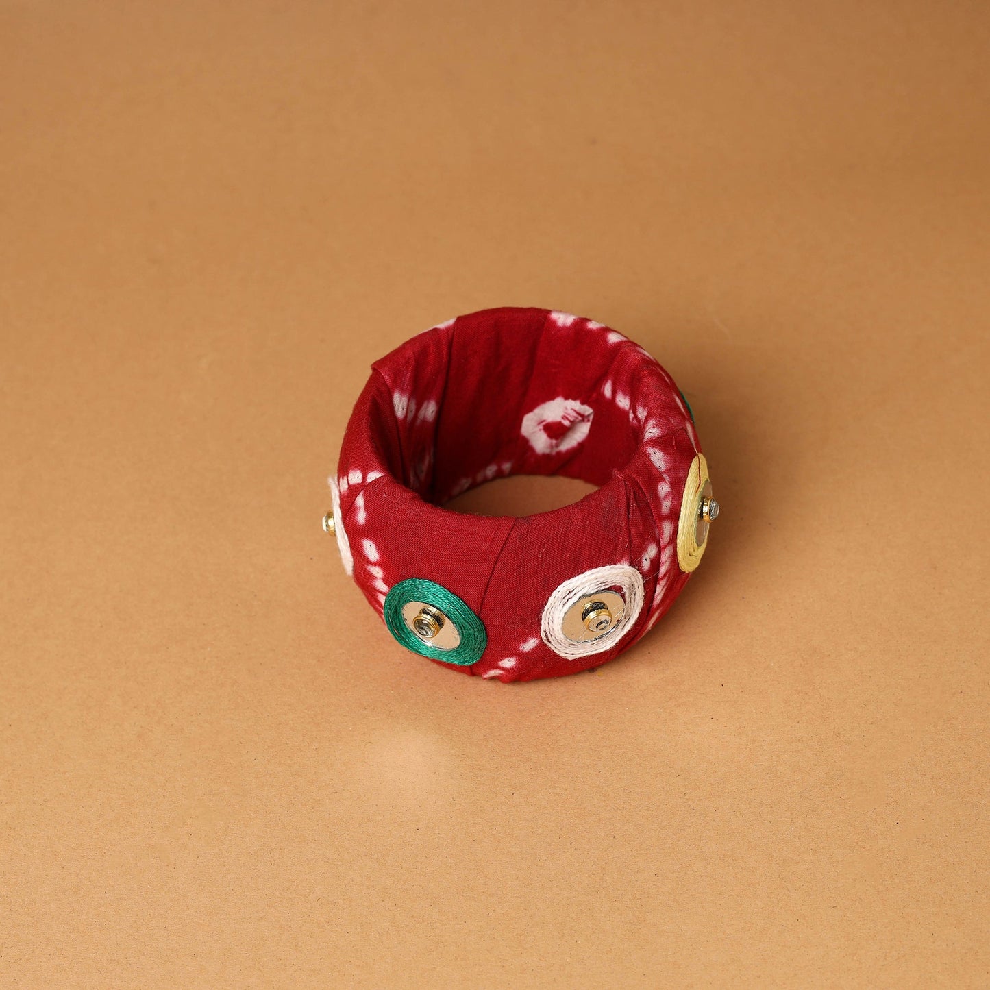 Fabart Kundan & Mirror Work Handmade Bangle 18