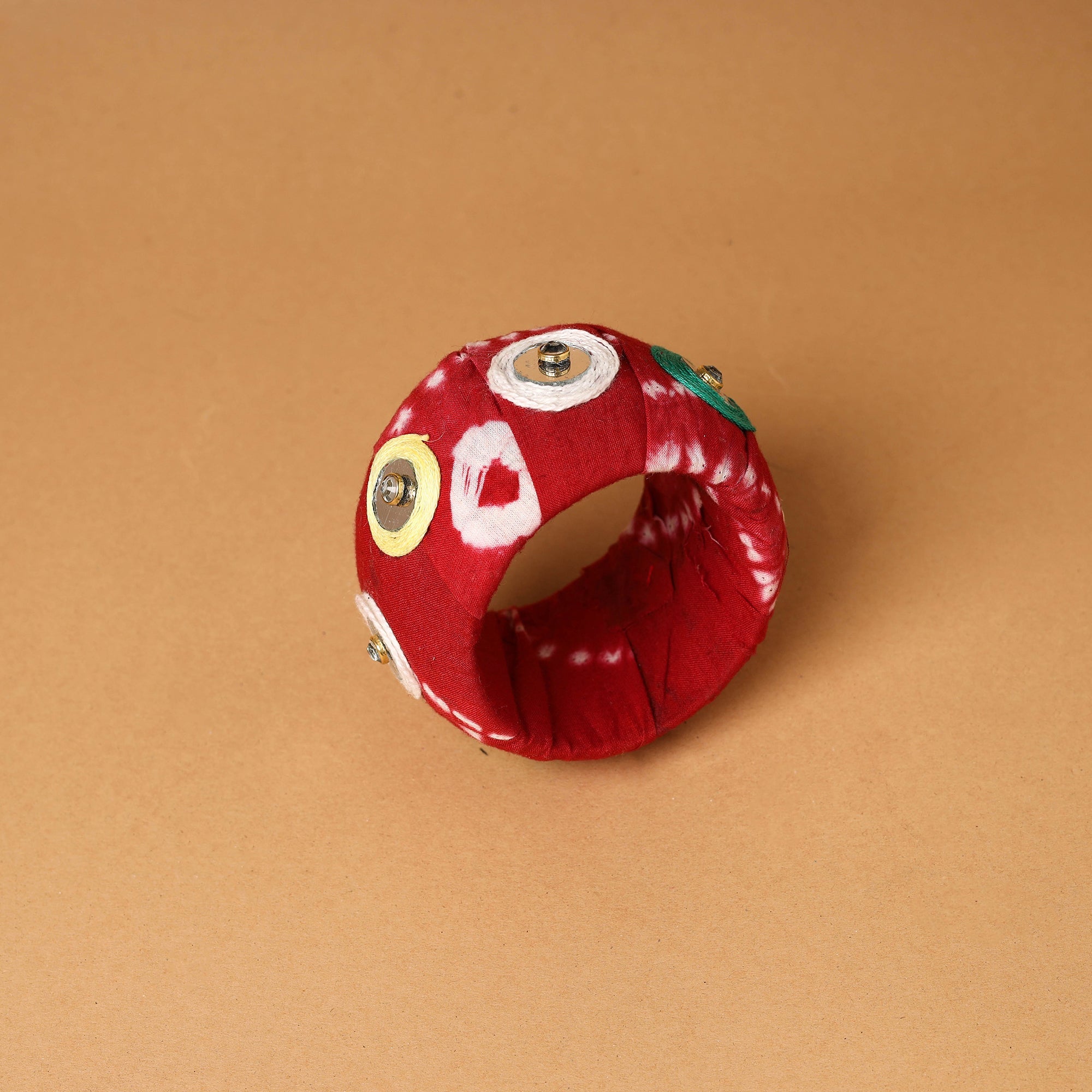 Fabart Kundan & Mirror Work Handmade Bangle 18