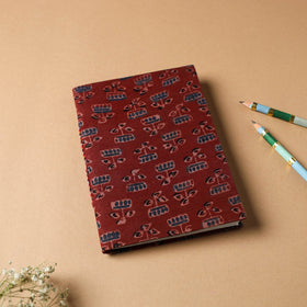 Ajrakh Fabric Cover Handmade Paper Notebook