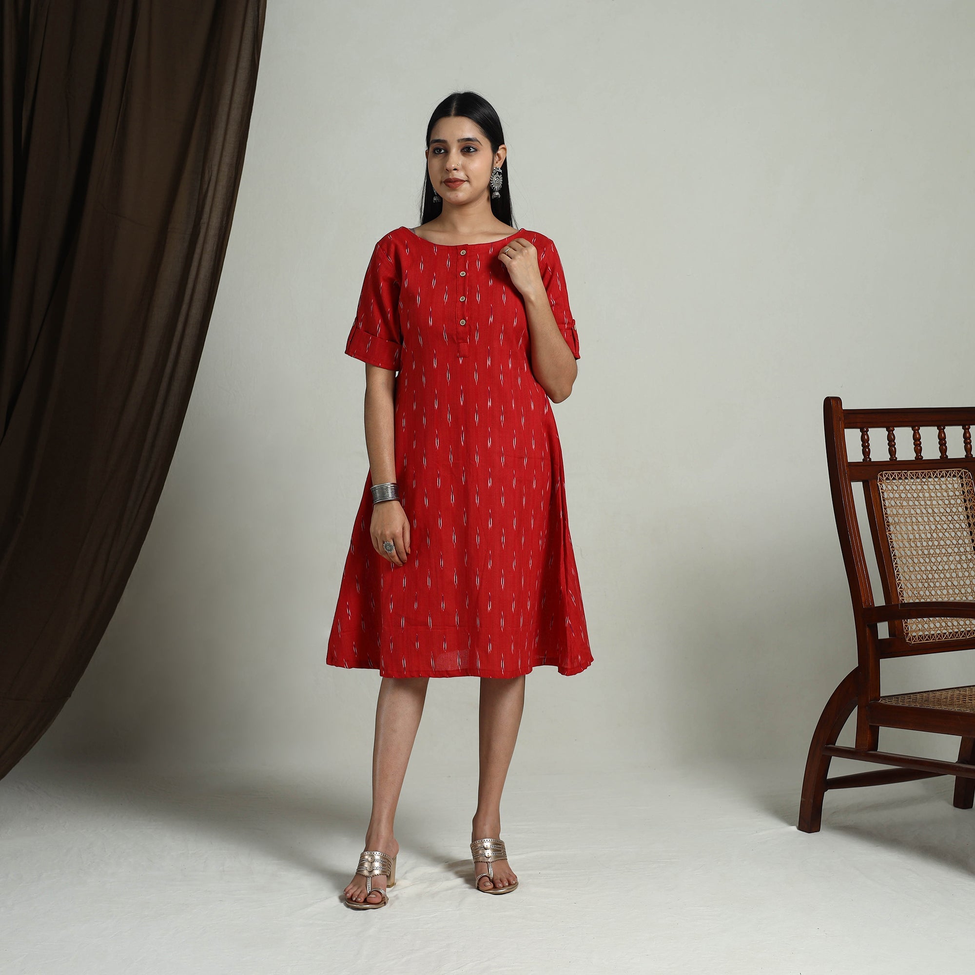 ikat short dresses Taking It Easy Green Ikat Dress Shop the Mint