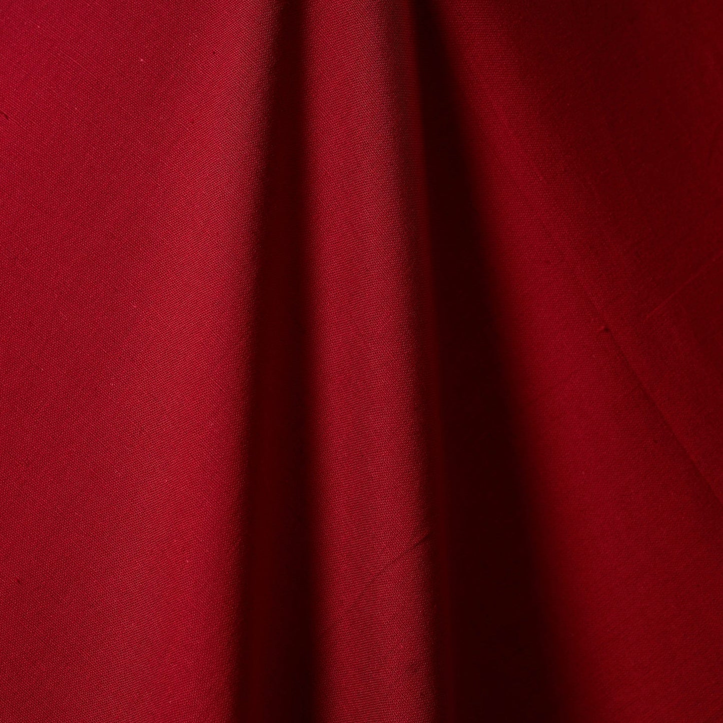 Red - flex cotton prewashed plain fabric 10 - handcrafted