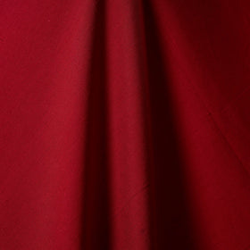 Red - flex cotton prewashed plain fabric 10 - handcrafted