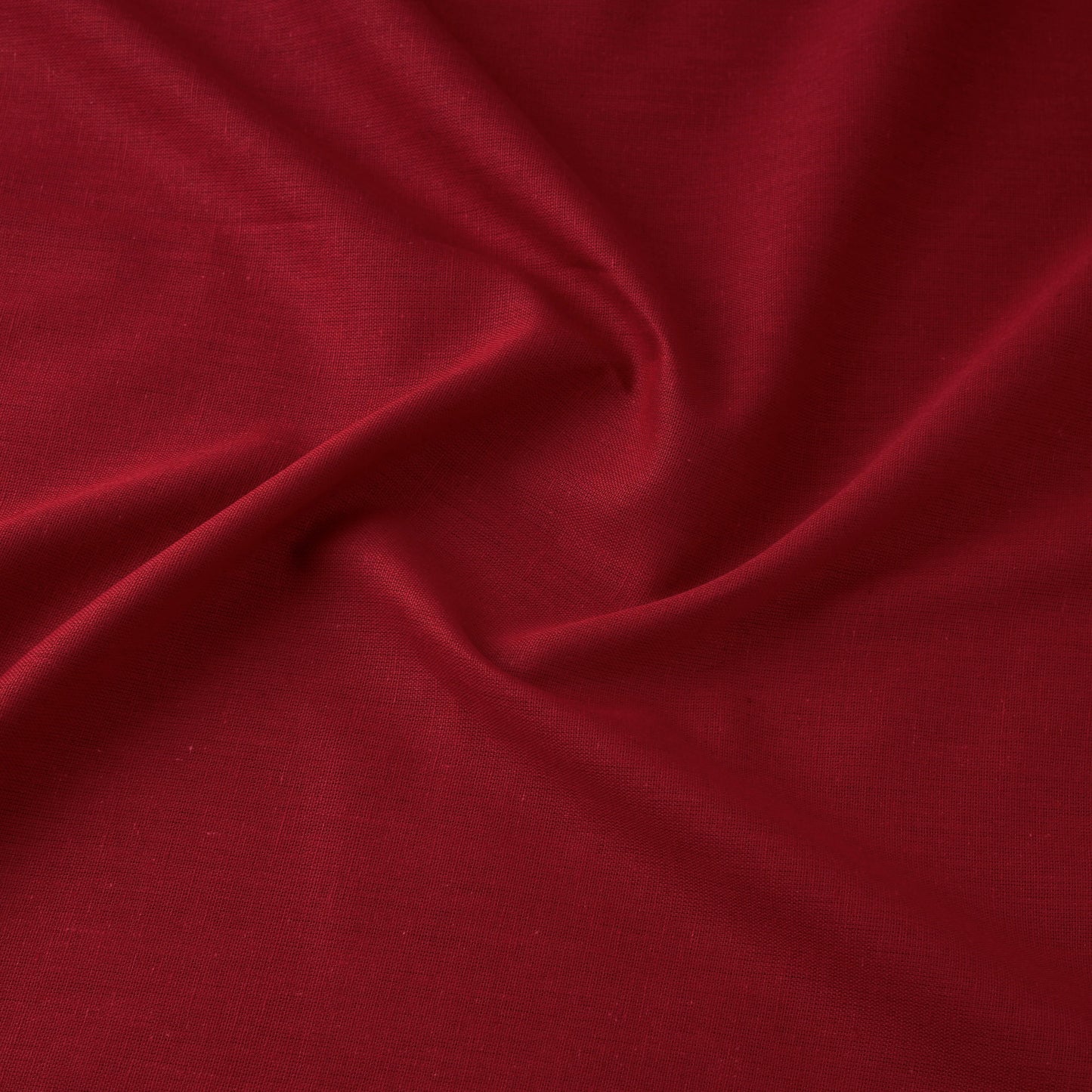 Red - flex cotton prewashed plain fabric 17 - handcrafted