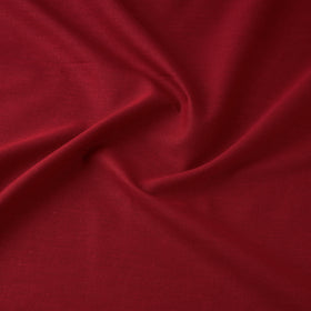 Red - flex cotton prewashed plain fabric 17 - handcrafted