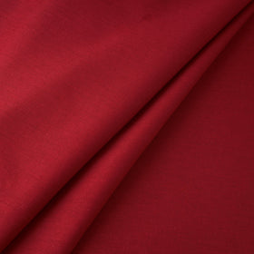 Red - flex cotton prewashed plain fabric 17 - handcrafted