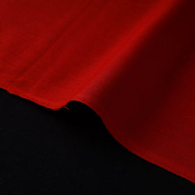 Red - flex cotton prewashed plain fabric 23 - handcrafted