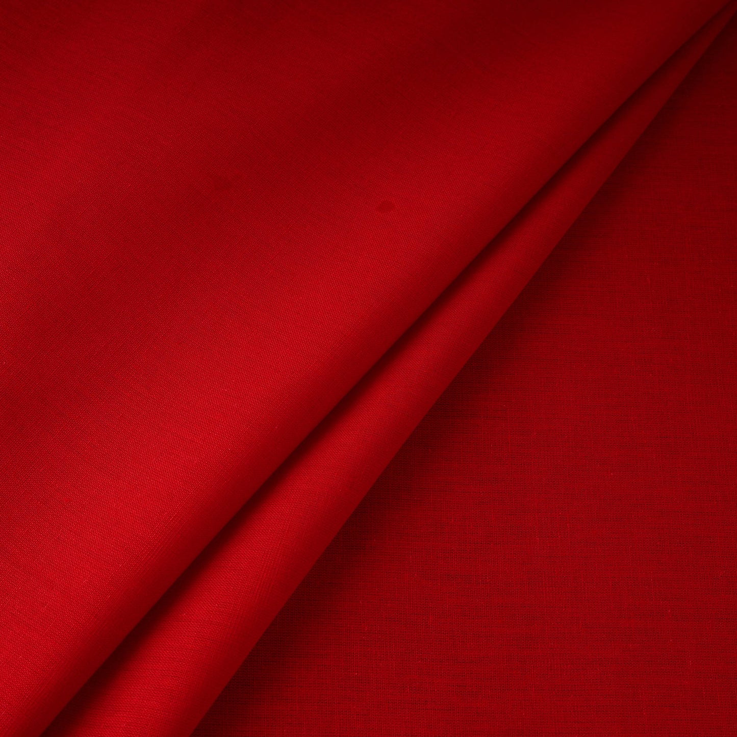 Red - flex cotton prewashed plain fabric 24 - handcrafted