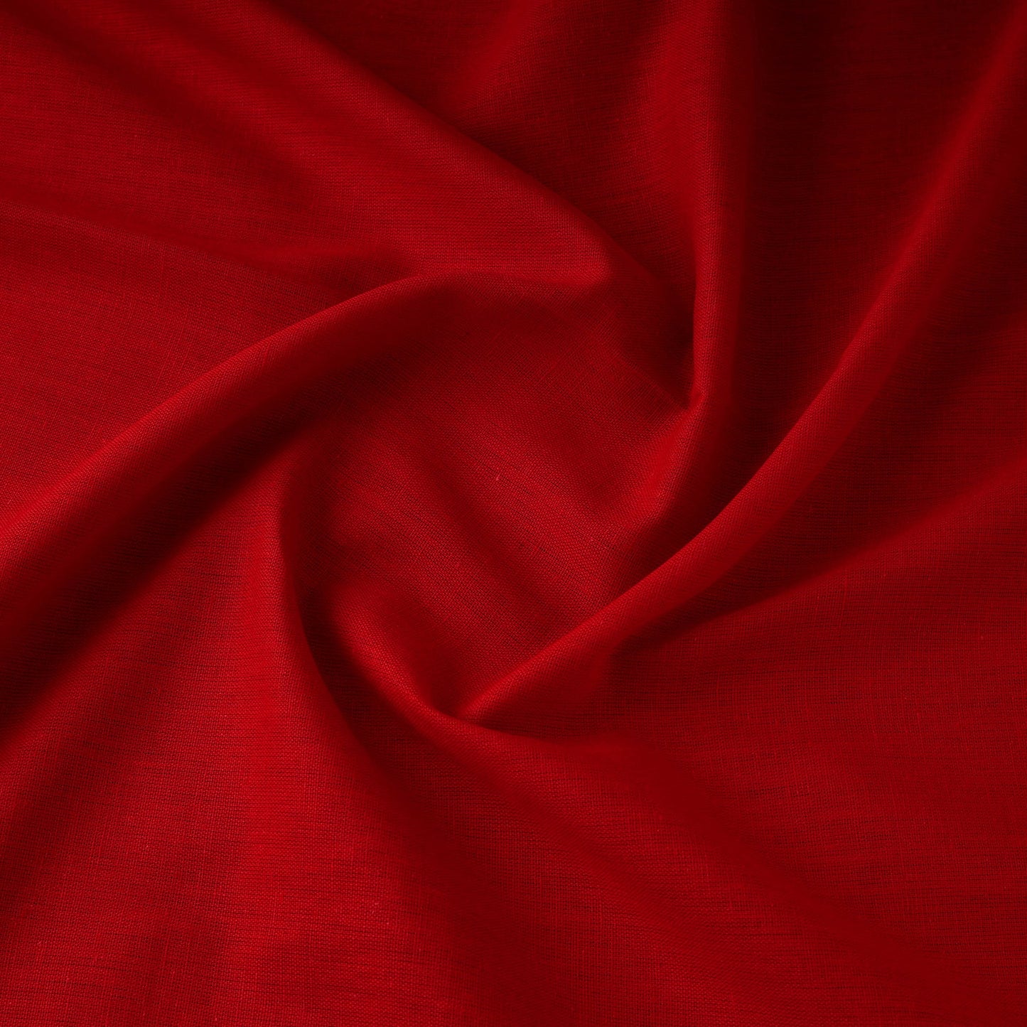 Red - flex cotton prewashed plain fabric 24 - handcrafted
