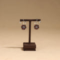 Flower & leaf - handcrafted paka meenakari earrings 67