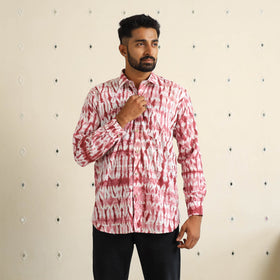Buy Full Sleeve Tie & Dye Cotton Men Shibori Shirt