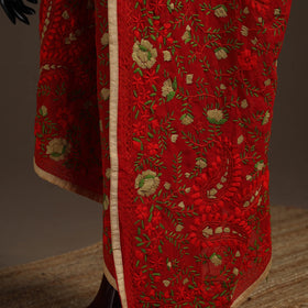 Georgette hand embroidered phulkari dupatta 21 - handcrafted