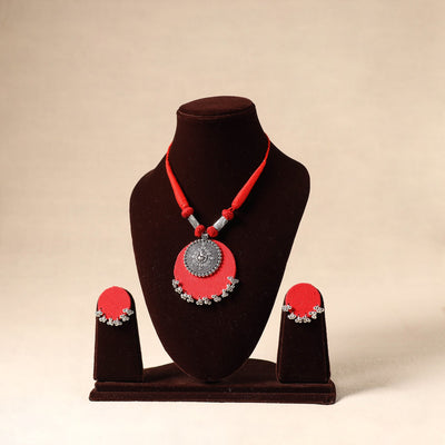 German Silver Fabart Necklace Set