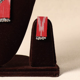 Red German Silver Fabart Necklace Set