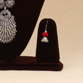 German silver thread beads necklace set 27 - handcrafted